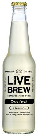 Комбуча &quot;Great Greeb&quot; Live Brew (350 мл)